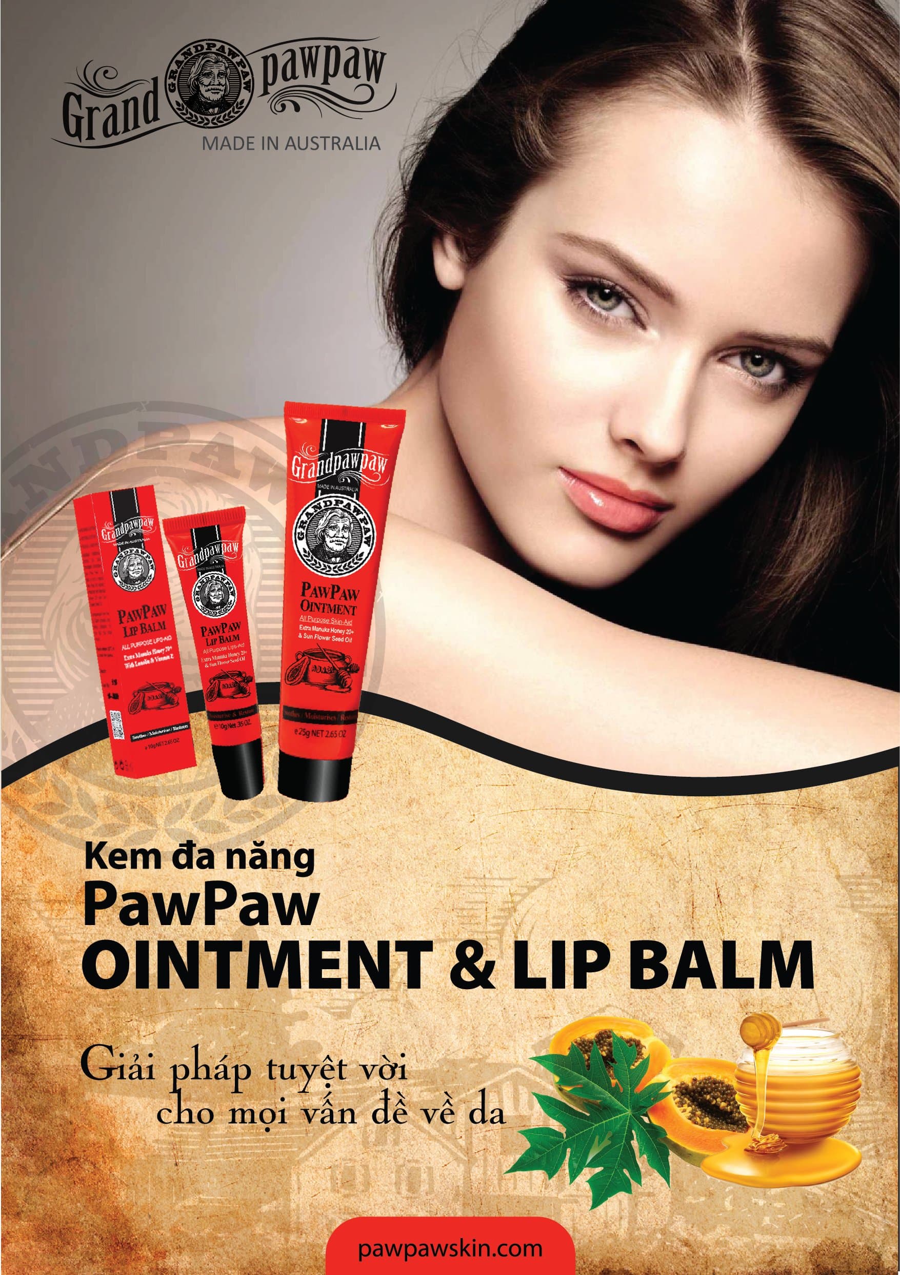 Son dưỡng Grandpawpaw Pawpaw Lipbalm (10gram)