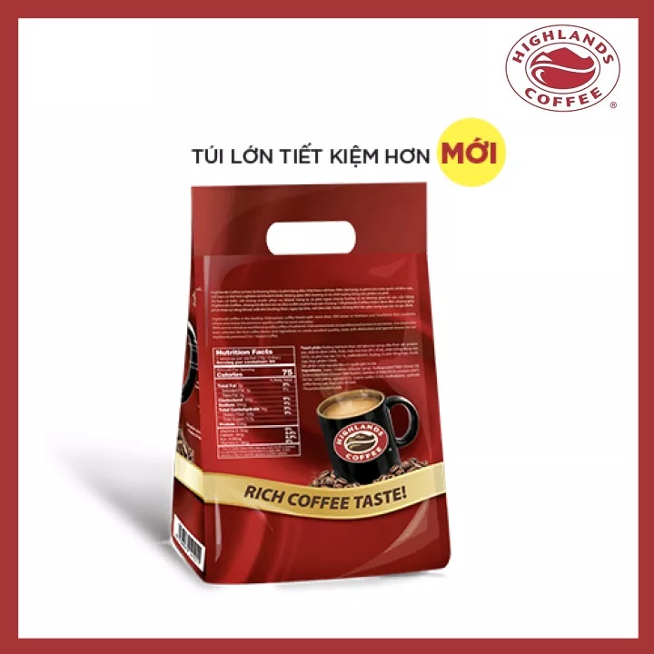 Cà phê hòa tan 3in1 Highlands Coffee 50 gói - 17g