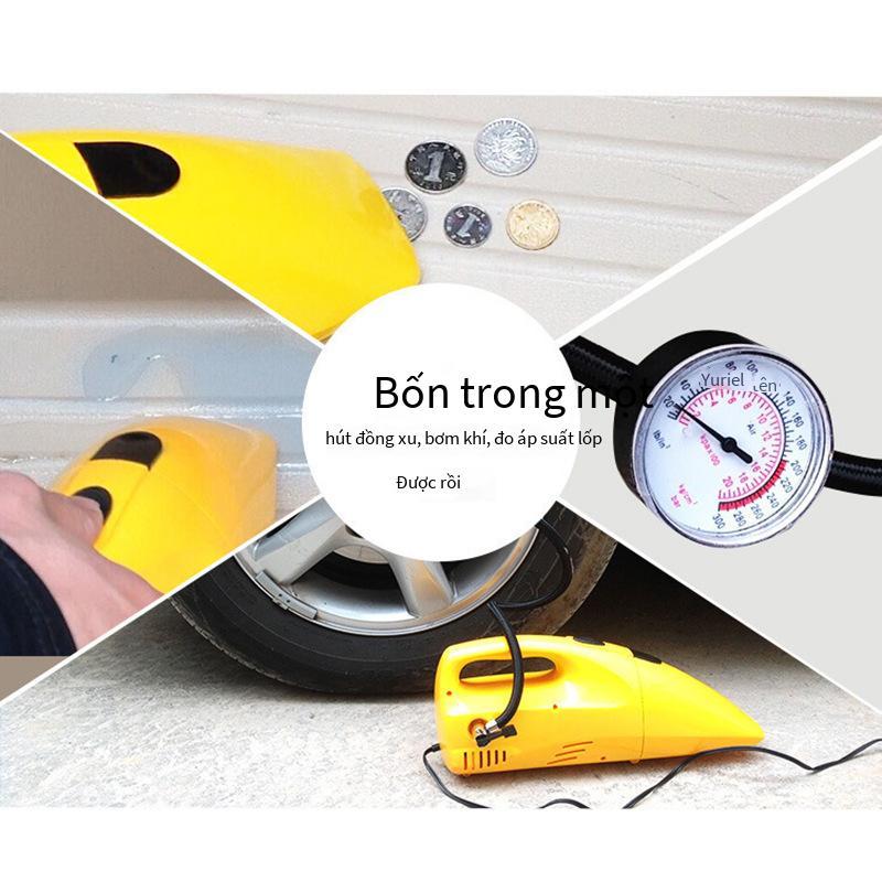 Giá đặc biệt Máy hút bụi ô tô công suất cao 90W có bơm không khí máy hút bụi ô tô hai trong một đa chức năng