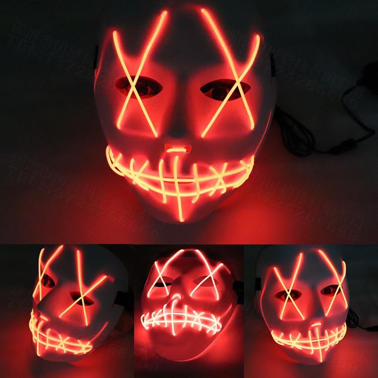 Mặt nạ Thanh trừng có đèn LED hóa trang Halloween