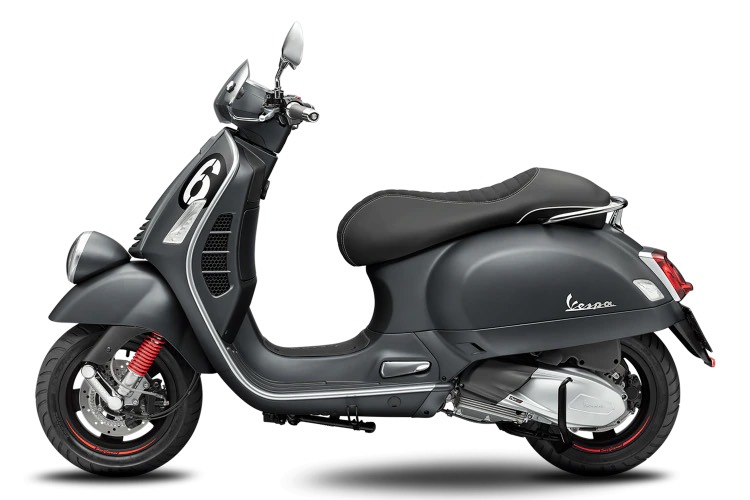 Xe Tay Ga Vespa SEI GIORNI 300 Màu Xám Sần