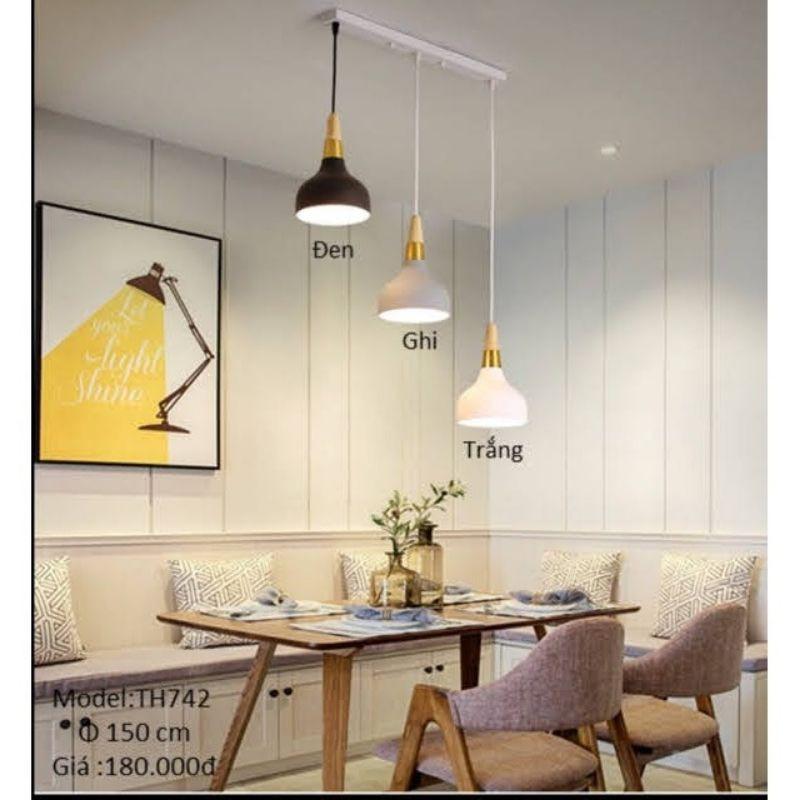 Đèn thả bàn ăn,đèn trang trí tặng kèm bóng led