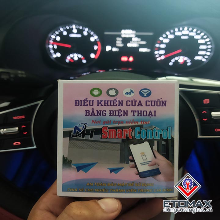 Bộ Điều Khiển Cửa Cuốn Bằng Điện Thoại Smart Control Wifi