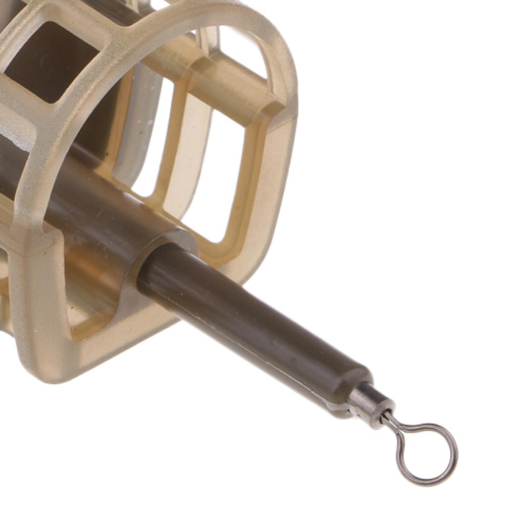 Fishing Quick Change Feeder Lure Bait Cage Feeder Fishing Trap Basket S