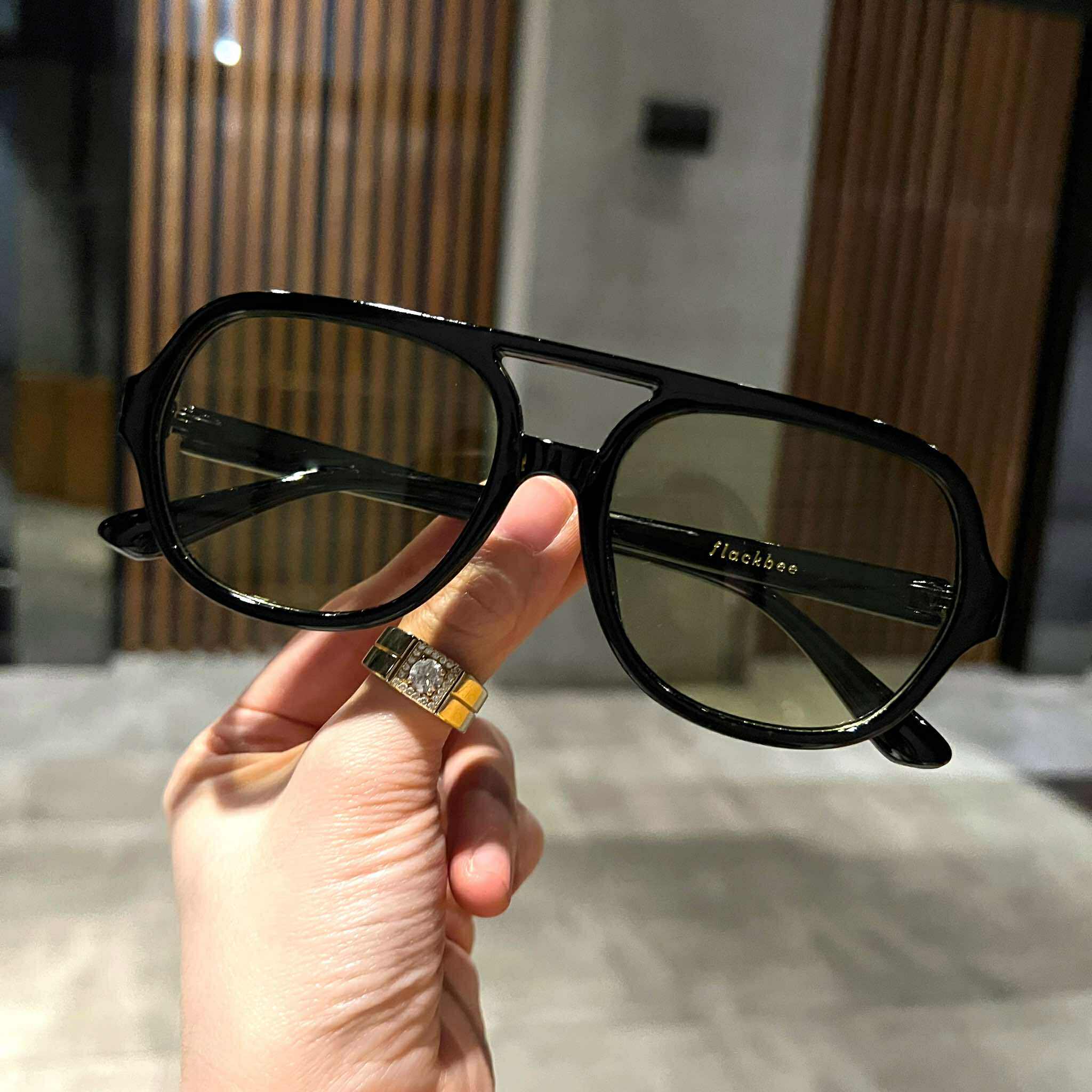 Kính mát đi đường thời trang cho nam nữ Mắt xanh sành điệu