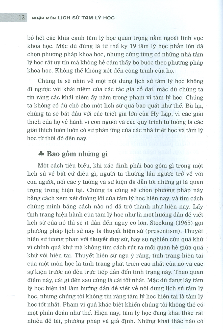 (Bìa cứng) NHẬP MÔN LỊCH SỬ TÂM LÝ HỌC - B.R.Hergenhahn - Lưu Văn Hy dịch -Văn Lang - NXB Hồng Đức