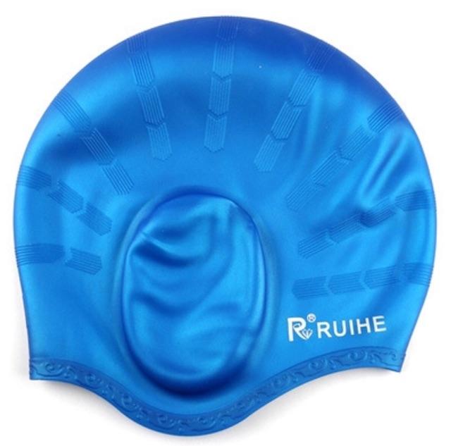 Mũ bơi che tai Silicone siêu bền Ruihe