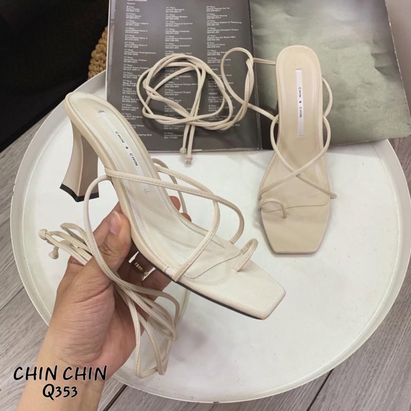 SANDAL CỘT DÂY TỚI BẮP CHÂN 7P PHÙ HỢP ĐI BIỂN, MẶC ĐỒ VINTAGE CÁ TÍNH (ẢNH THẬT)