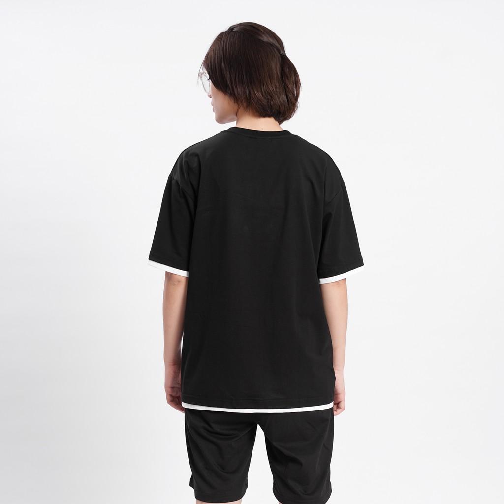 Áo thun trơn PHỐI GẤU Unisex N7 Basic Tee mùa hè Nam Nữ tay lỡ Oversize form rộng đường phố phong cách Hàn Quốc