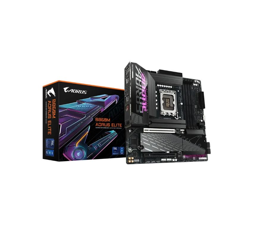 Bo Mạch Chủ Main Gigabyte B860M AORUS ELITE Socket LGA 1851 - Hàng chính hãng