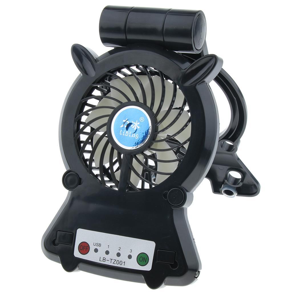 Rechargable Portable Mini Cooling  Holder for Phone / Tablet Black