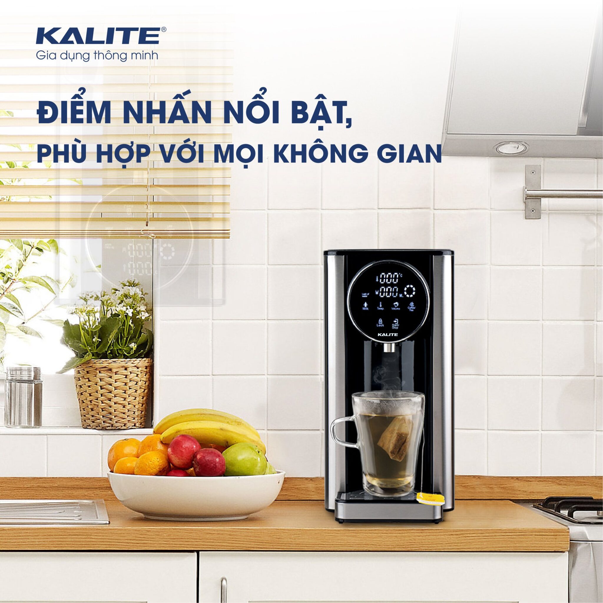 Bình Thủy Điện KALITE  KL-888 2.7L Công Suất 2200W - Hàng Chính Hãng