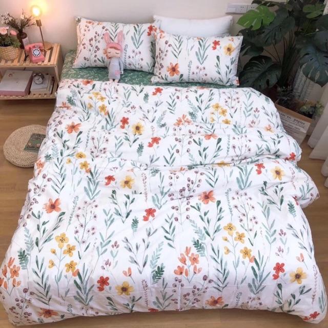 Set Cotton Living 100% Cotton Hàng Nhập Khẩu Cao Cấp Hoa Nhí
