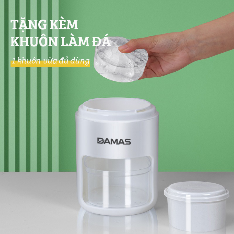 Dụng Cụ Bào Đá Cầm Tay DAMAS Hàng Nhập Khẩu Với Lưỡi Dao Bằng Thép Không Gỉ - Giúp việc làm ly sinh tố ngon đúng điệu chưa bao giờ dễ dàng đến thế