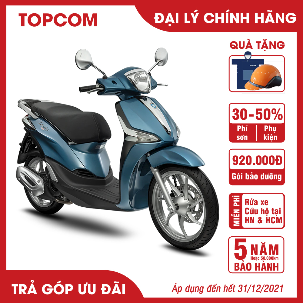 Xe Piaggio Liberty phiên bản 25 năm ưu đãi đặc biệt giảm giá 3 triệu  Công  ty Cổ phần TOPCOM Sài Gòn