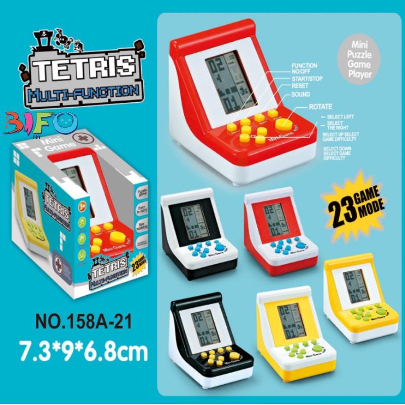 Máy chơi game mini cầm tay Tetris xếp hình thú vị cho trẻ em
