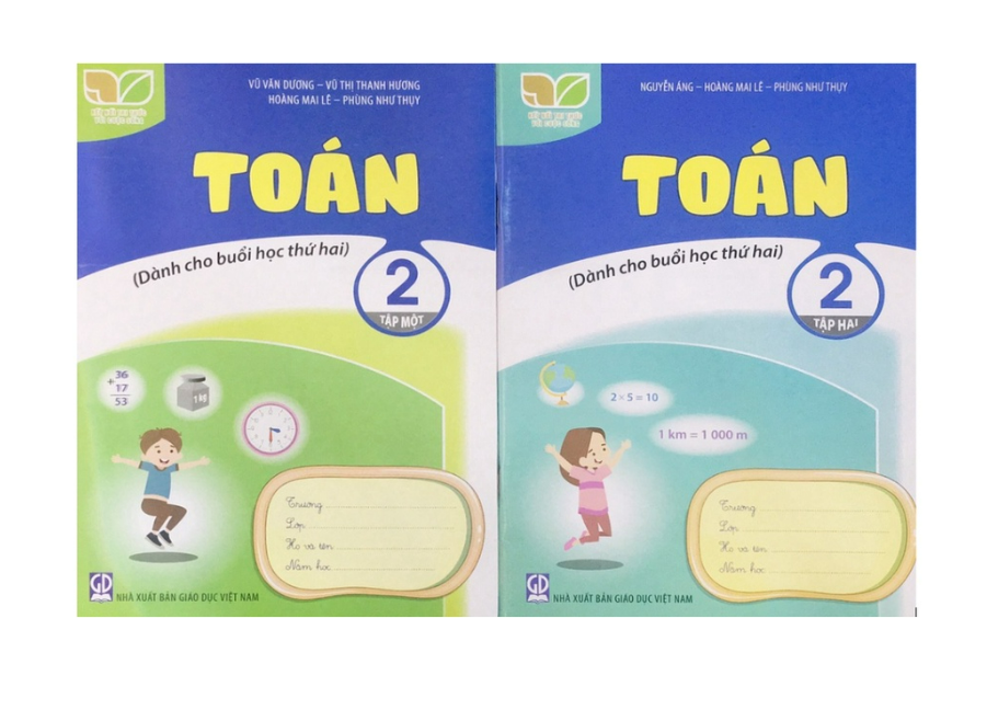 Sách - Combo Toán 2 -  dành cho buổi học thứ 2