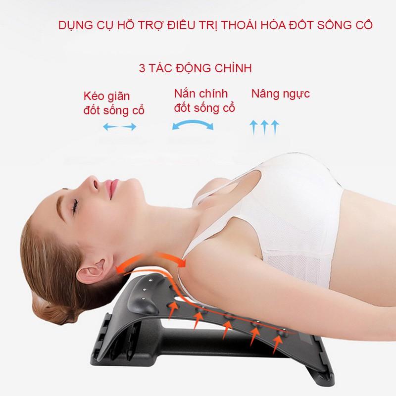 DỤNG CỤ MASSAGE KÉO GÍÃN ĐỐT SỐNG CỔ, NẮN CHỈNH CỔ, HỖ TRỢ ĐIỀU TRỊ THOÁI HÓA ĐỐT SỐNG CỔ, ĐAU, MỎI NHỨC CỔ