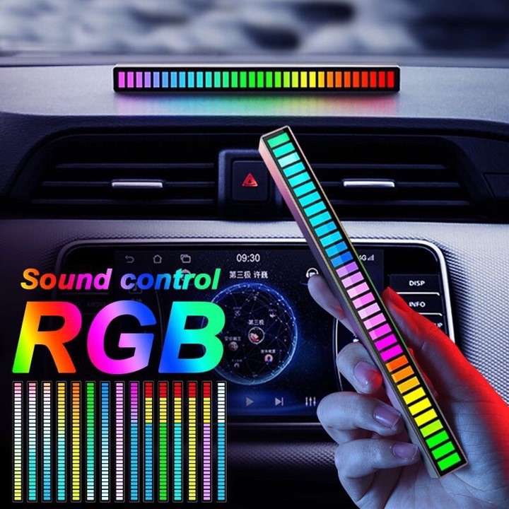 Đèn led RGB cảm biến âm thanh nháy theo nhạc