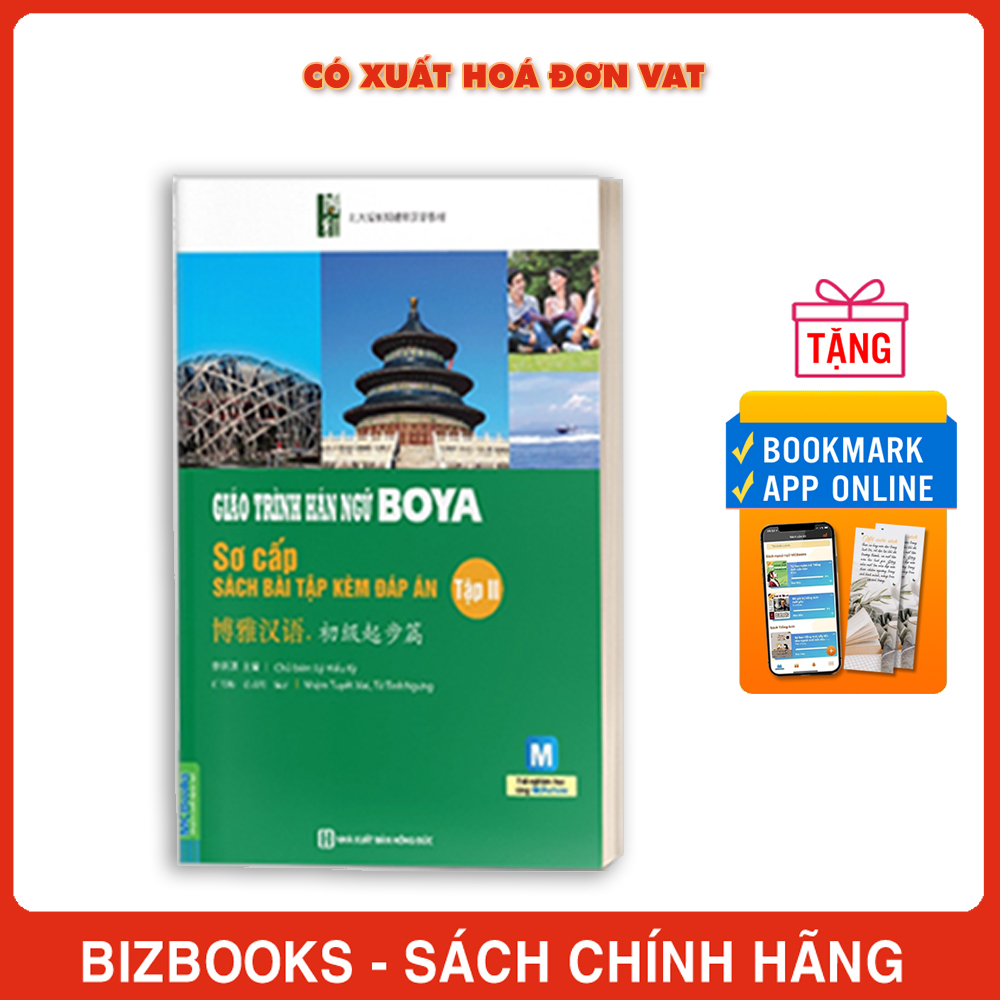 Sách - Giáo Trình Hán Ngữ Boya Sơ Cấp 2 Sách Bài Tập Kèm Đáp Án - MC