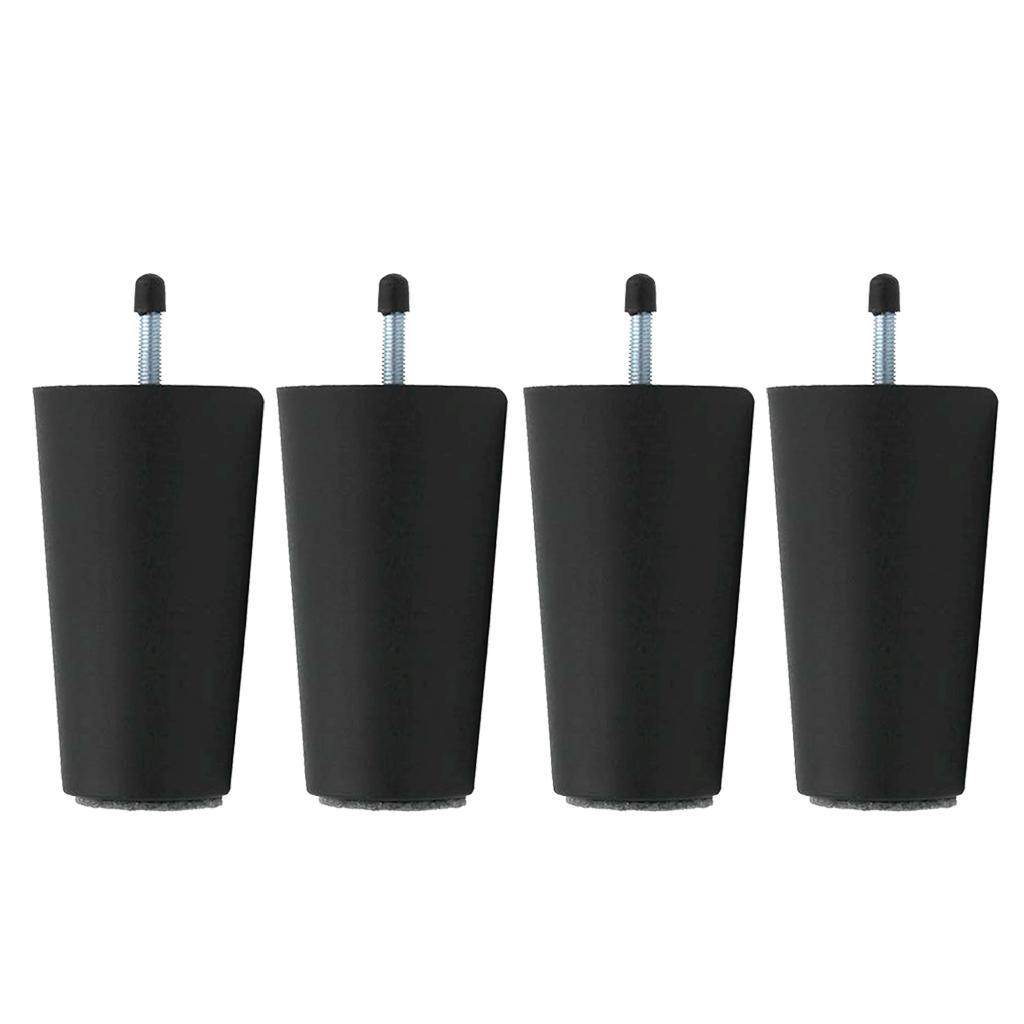 4X Giường Nâng Bàn Nâng Đồ Gỗ Đế Vuông Ốp Rồng Tầng Bảo Vệ 125mm