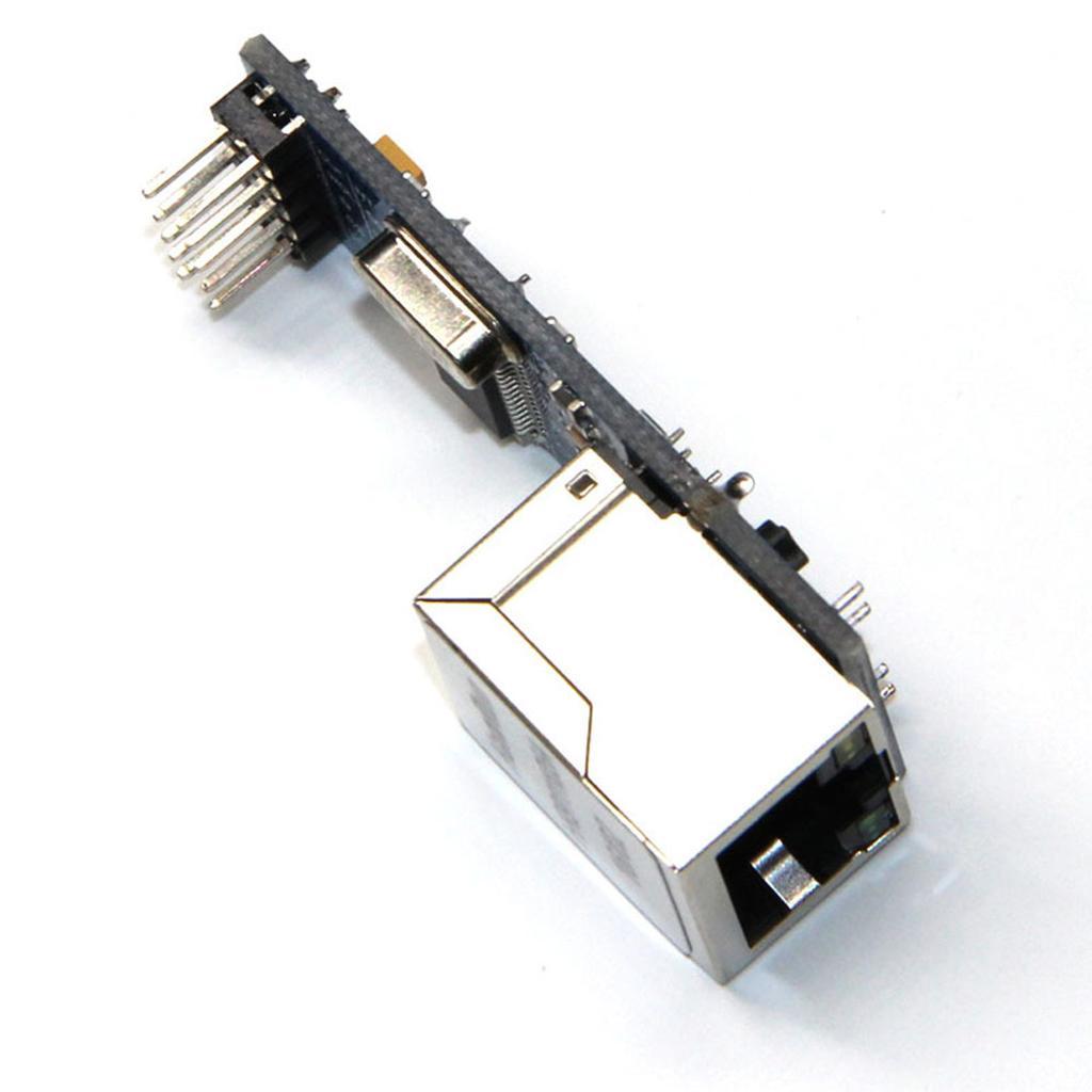 Mini ENC28J60 Ethernet LAN Network Module with 3.3 V Pin Header Power Supply