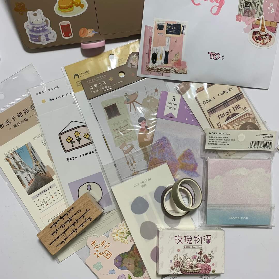 Lucky box Mystery Box sticker - washi tape ngẫu nhiên unistore siêu hời