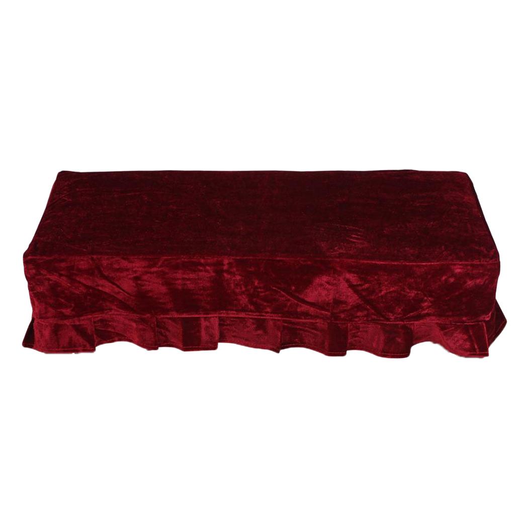 Vàng Chất Liệu Nhung Đỏ Phủ Đàn Piano Chống Bụi Phù Hợp Với Ghế Có Slipcovers