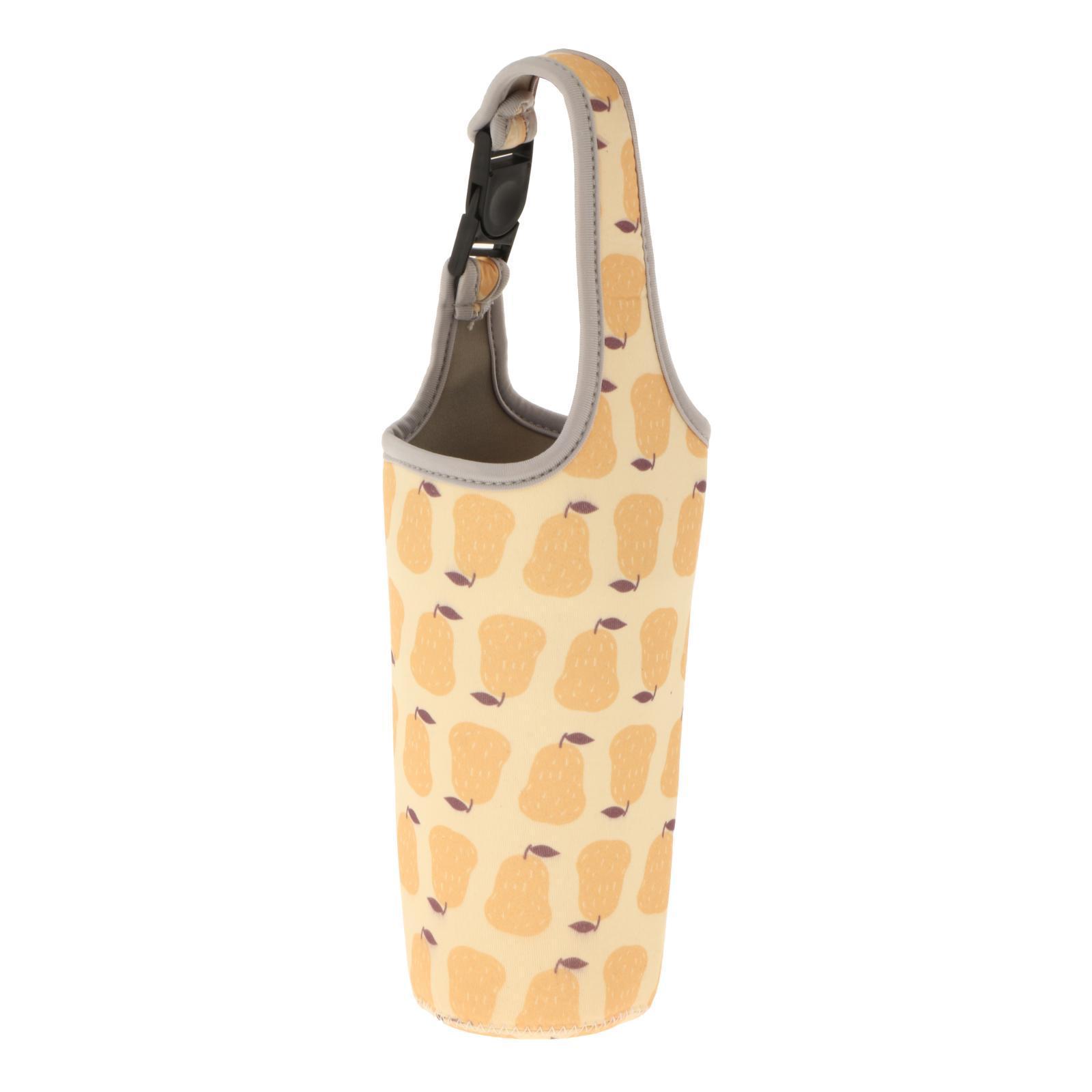 Neoprene Water Bottle Carrier Bag Holder Pouch Portable for Outdoor Sports Camping