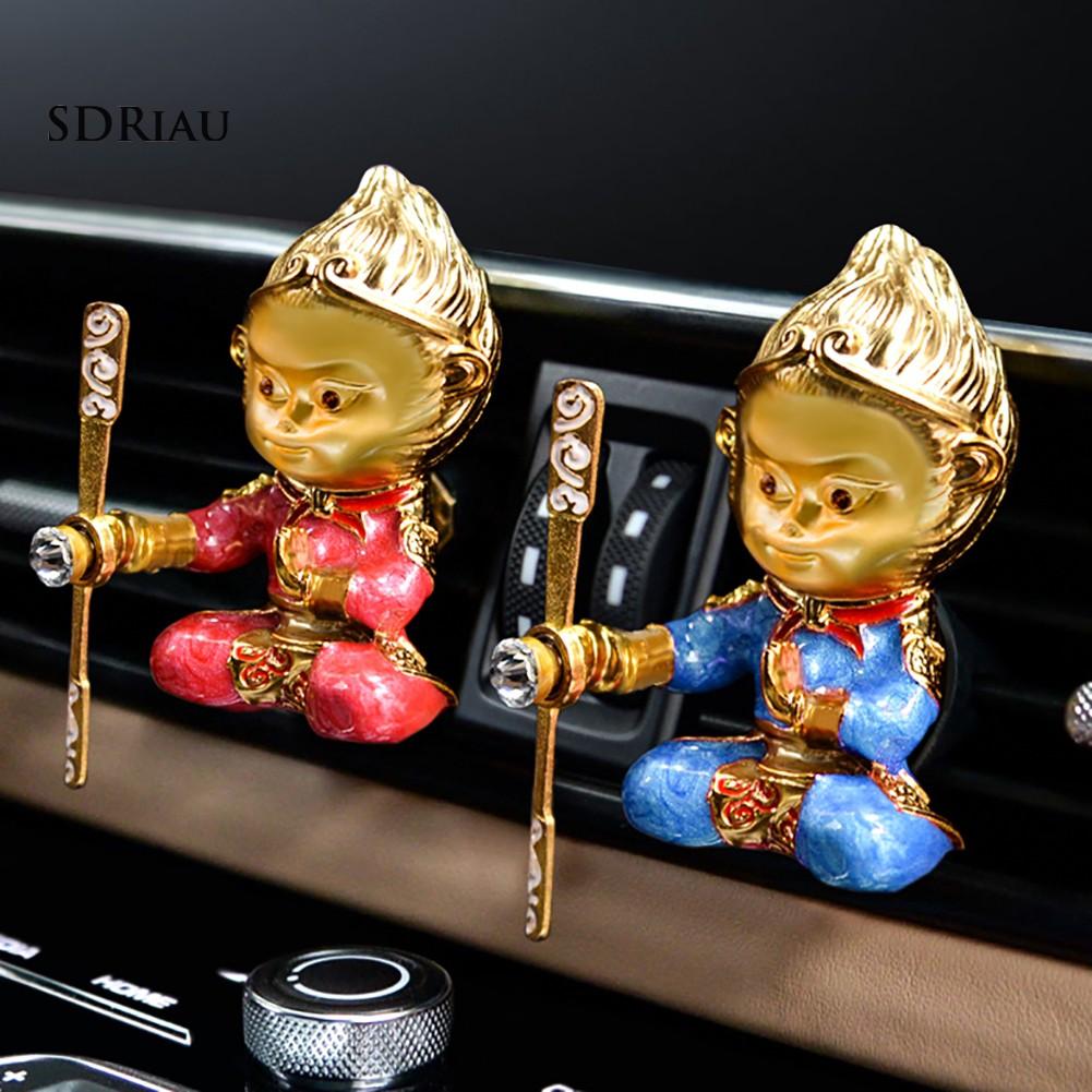 Máy tạo mùi hương lọc không khí hình chú khỉ dễ thương cho xe hơi