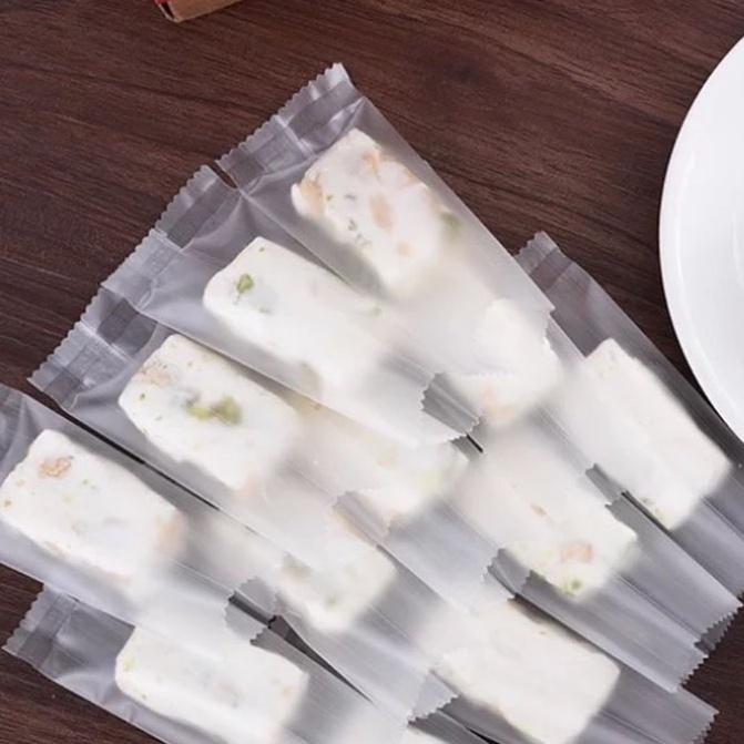 100 Túi đựng bánh kẹo hàn miệng đựng bánh kẹo trắng mờ - Siêu rẻ - bao bì bánh kẹo, trà, thảo dược- VUA BAO BÌ