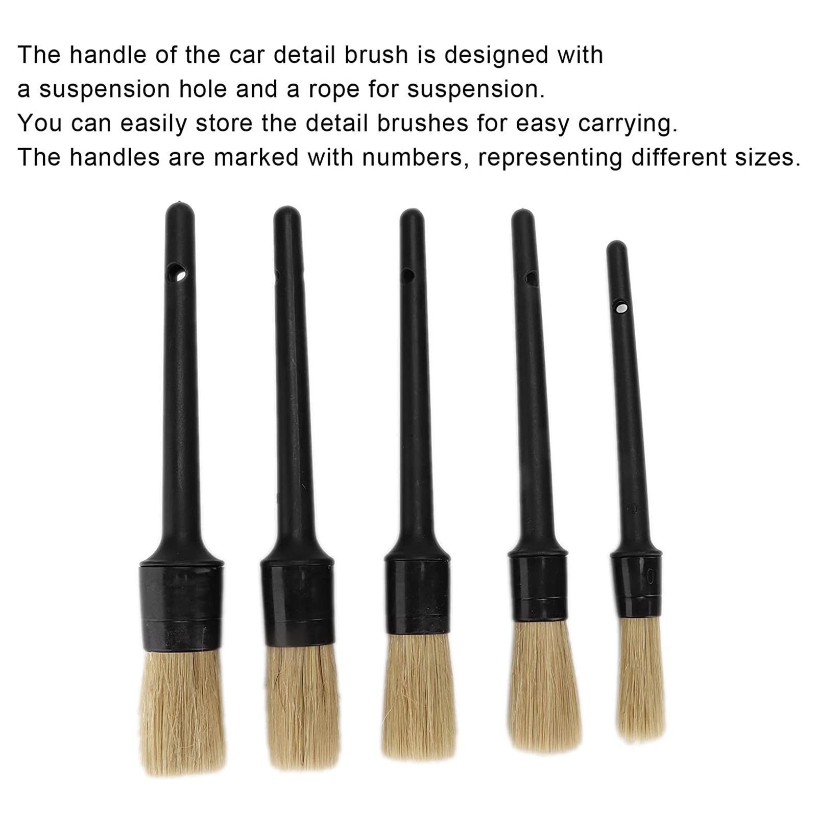 10x Detailing Brush Kit Auto Parts for Wheel Motorcycles