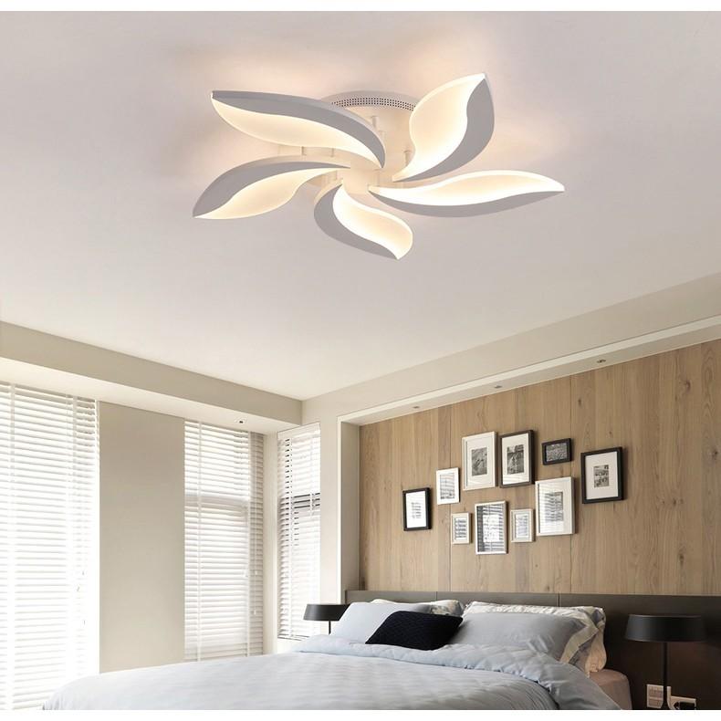 Đèn trần mâm led 5 cánh, đèn ốp trần led 5 cánh, đèn trang trí, đèn decor