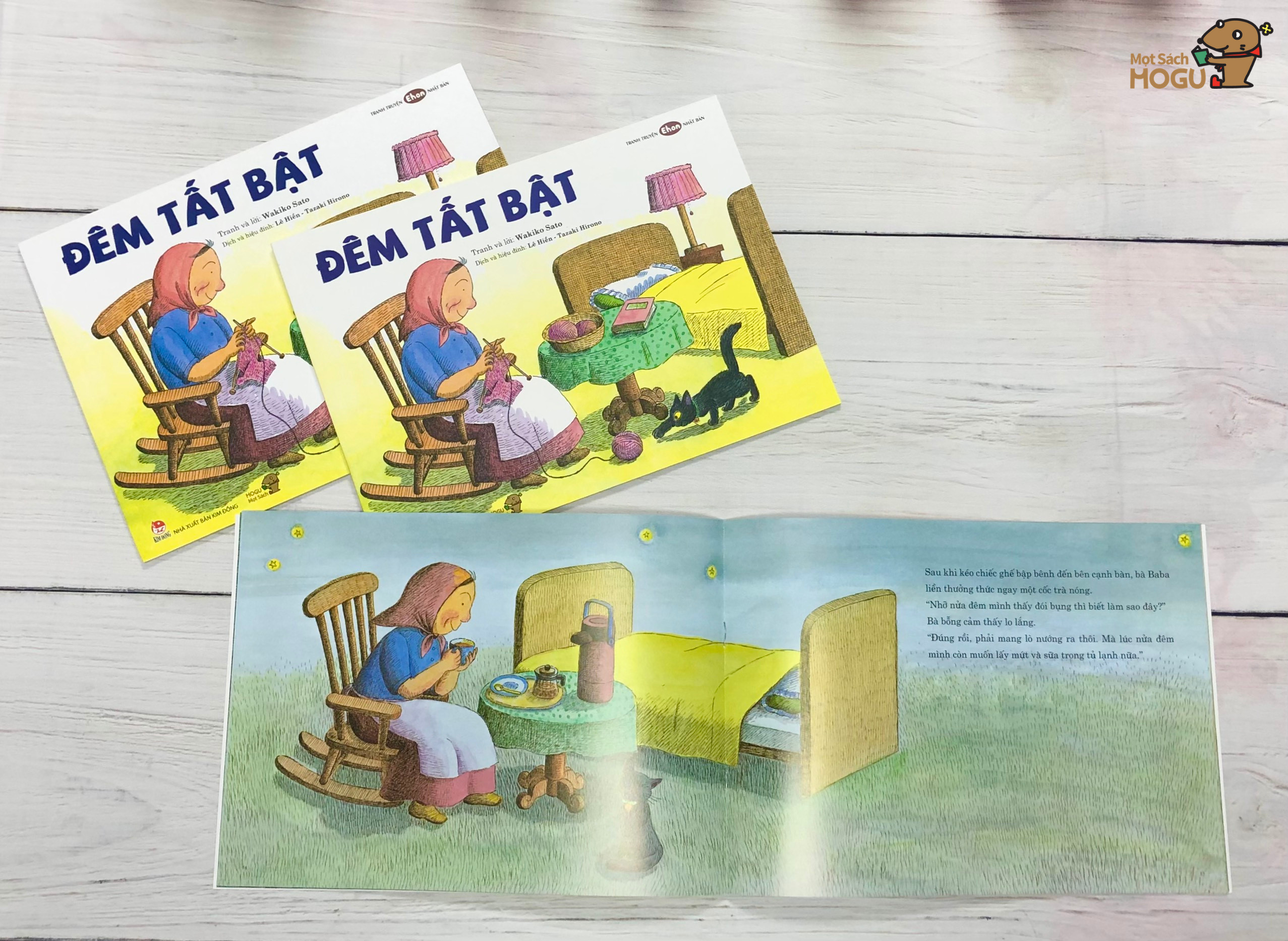 Ehon - Phát triển tư duy - Đêm Tất Bật - cho bé 3-6 tuổi