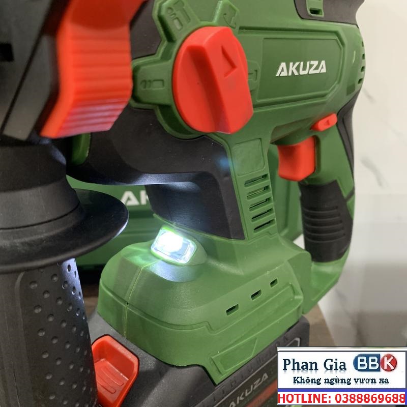 Máy Khoan Bê Tông 3 Chức Năng Pin AKUZA 2-2601 BL - Chân pin phổ thông, PIN 15 CELL - Bảo hành chính hãng