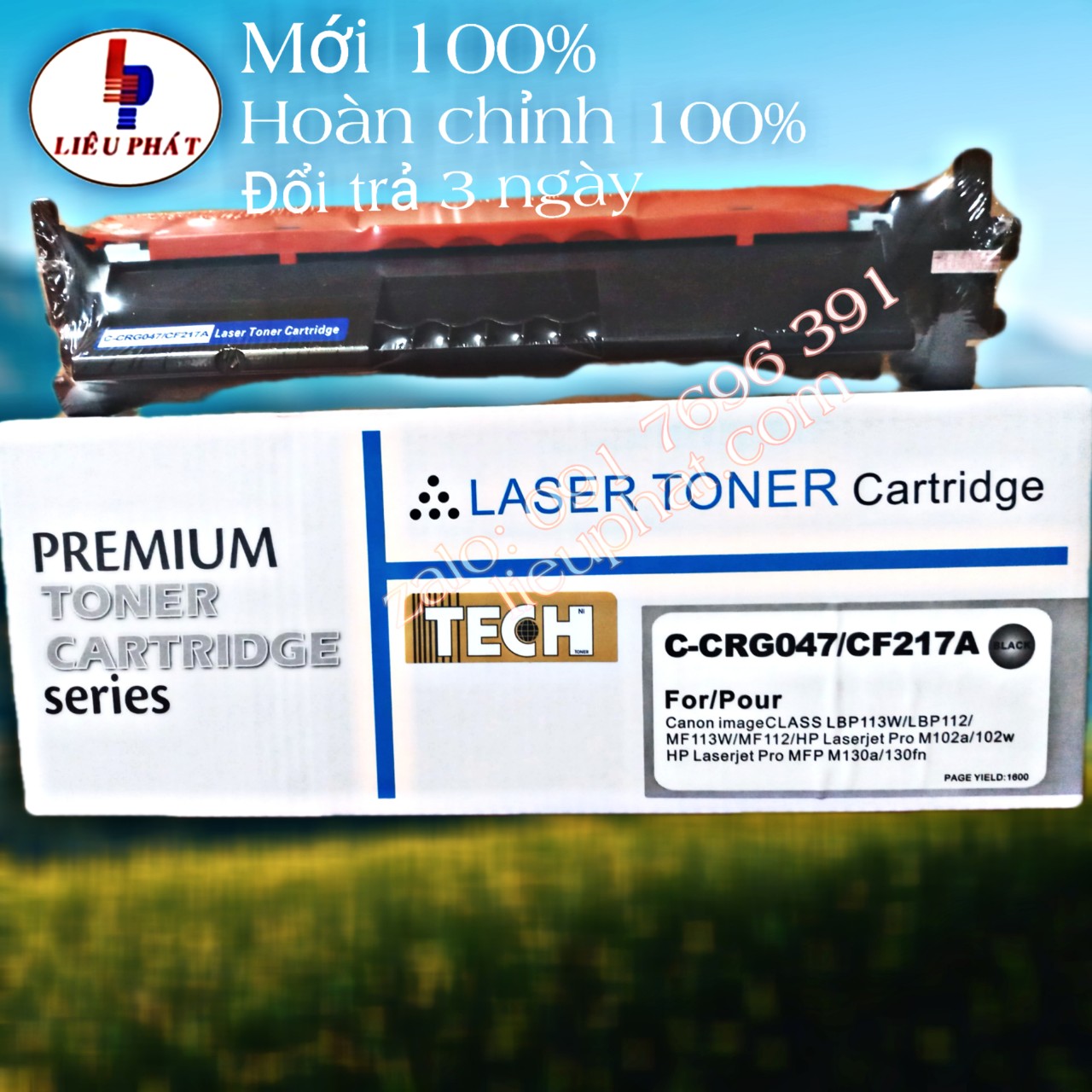 Hộp mực 17A  cho máy in HP M102w, M102a, MFP M130fn, MFP M130fw, MFP M130a, MFP M130w
