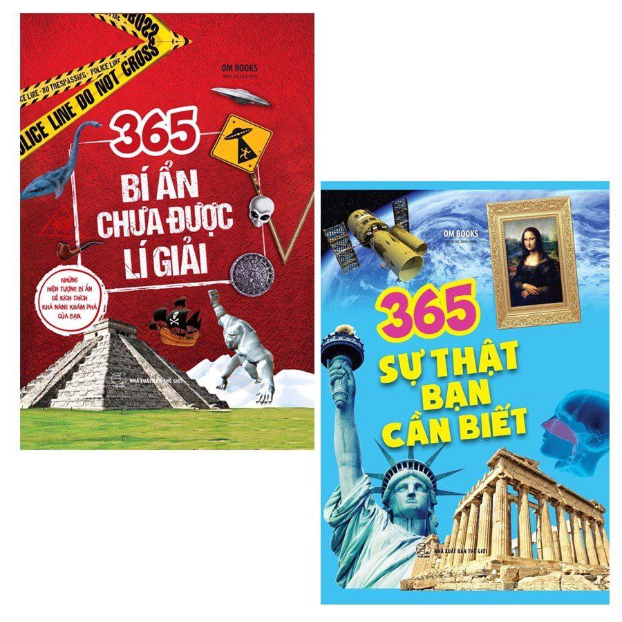 Combo - 365 Bí Ẩn Chưa Được Lí Giải + 365 Sự Thật Bạn Cần Biết - Bản Quyền