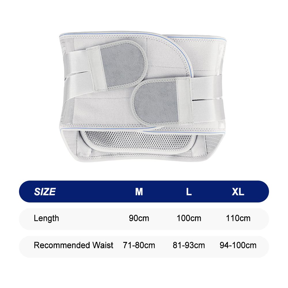 Breathable Lower Back Support Belt for Men Women Adjustable Lumbar Support Strap Back Brace for Work Office Sport