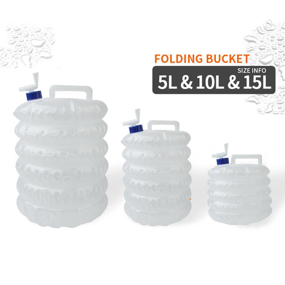 AA Collapsible Bottle, Outdoor Camping Picnic Barbecue Water Container Bucket