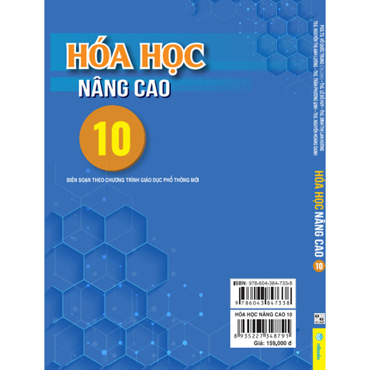 Sách - Hóa Học Nâng Cao Lớp 10 ( Biên Soạn Theo GDPT Mới ) - Ndbooks