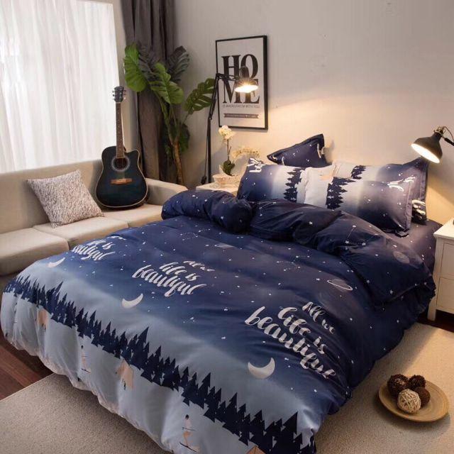 BỘ CHĂN GA VÀ VỎ GỐI POLY COTTON