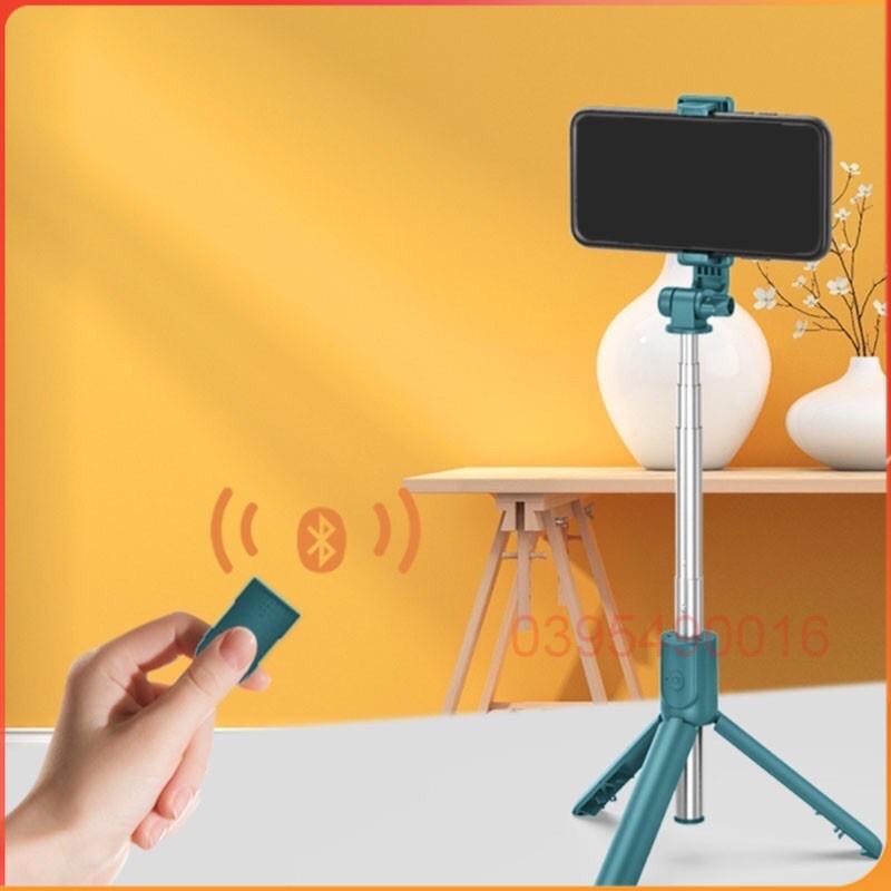 Gậy chụp ảnh tự sướng Selfie Bluetooth R1 có đèn LED trợ sáng chân đế Tripod