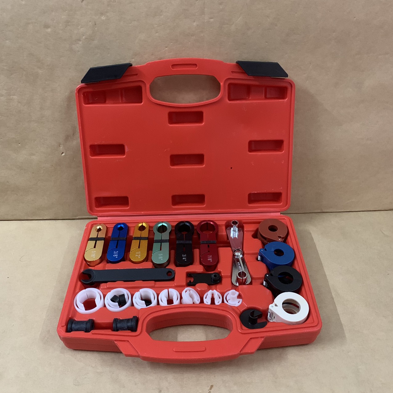 Bộ tháo ống nối điều hòa, ngắt ống xăng Full đầy đủ các đầu mồi VT1110