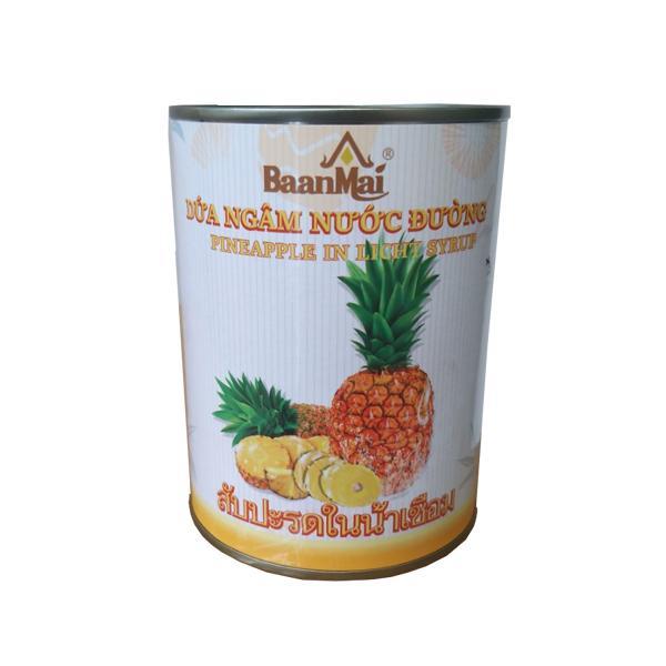 Dứa Ngâm Nước Đường BaanMai (560gr)