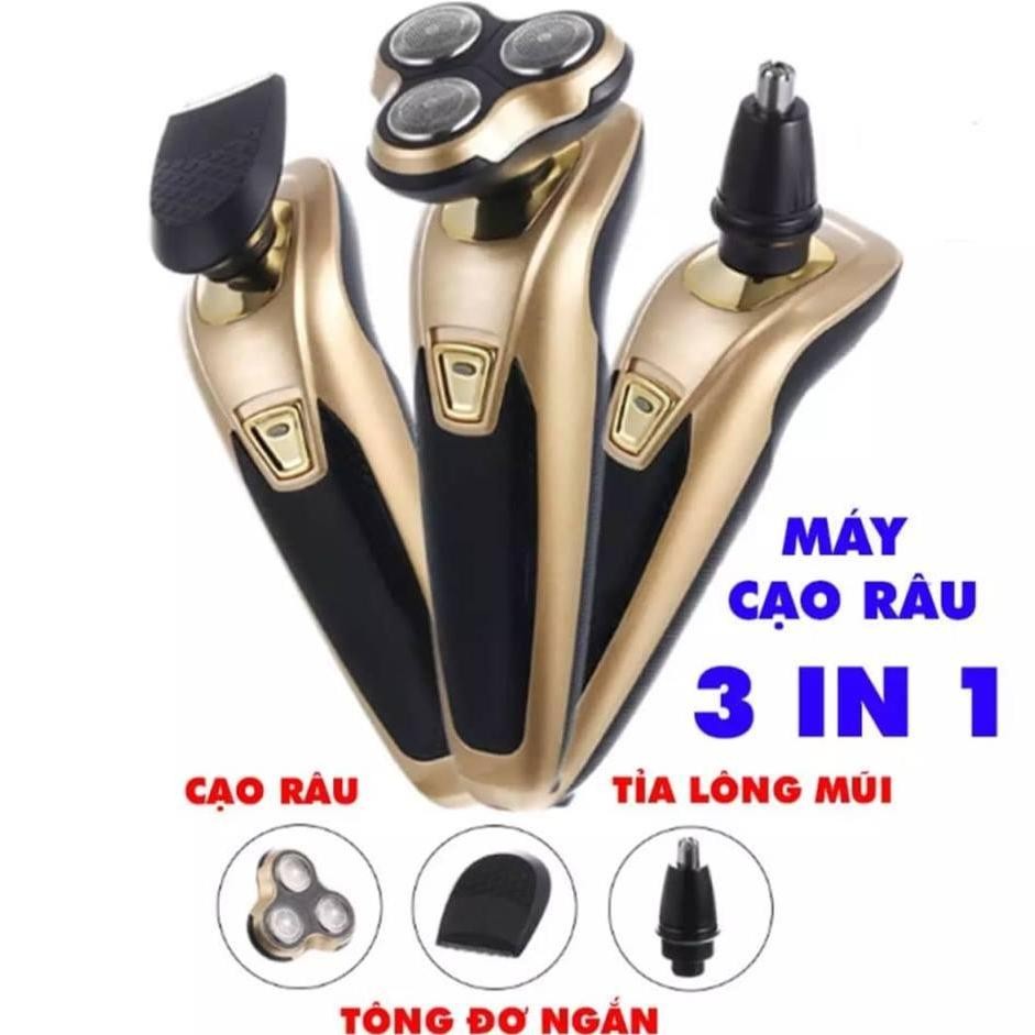 Tông đơ 3 trong 1 cắt tóc, cạo râu, tỉa lông mũi 