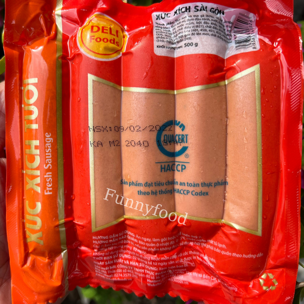 Xúc Xích Đức 10 Cây – Xúc Xích Tươi LC – – Funnyfood