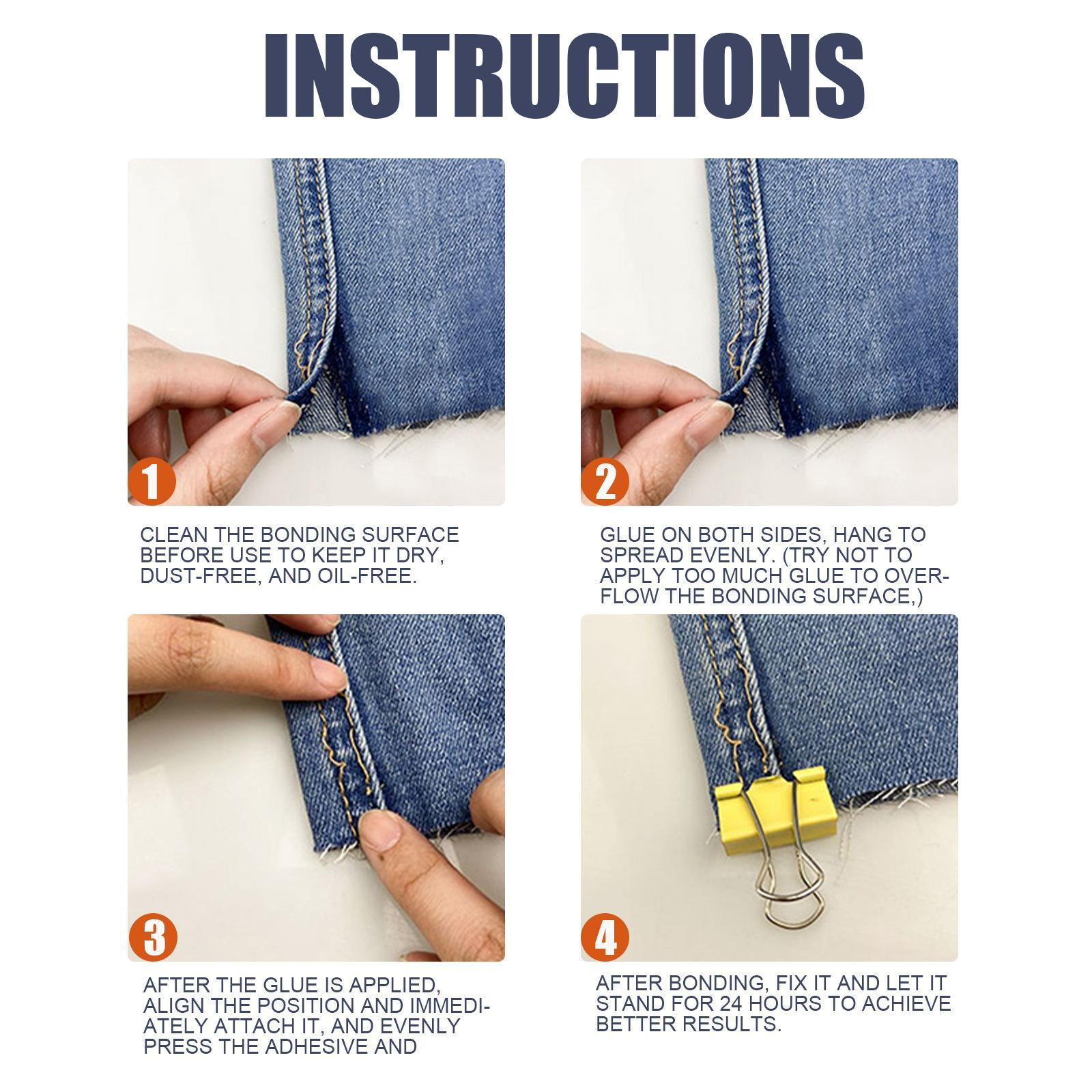 Fabric Glue  Sewing Tools Permanent Clothes Hemming Adhesive