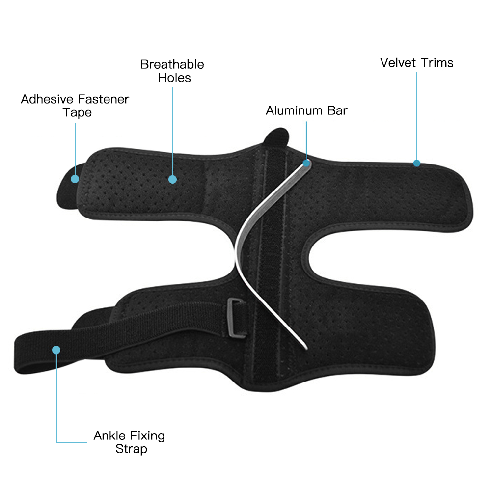 Đai nẹp bàn chân hỗ trợ phục hồi chức năng kèm bóng gai massage