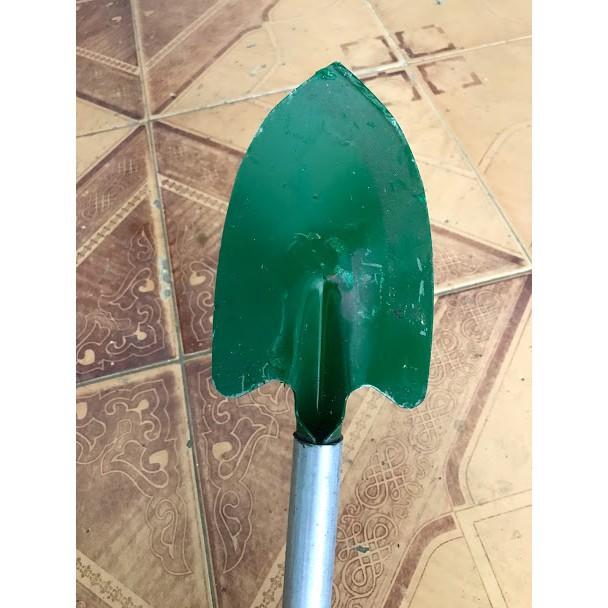 Xẻng Nhỏ Mini Xúc Đất Có Cán Sắt Mũi Màu Đỏ