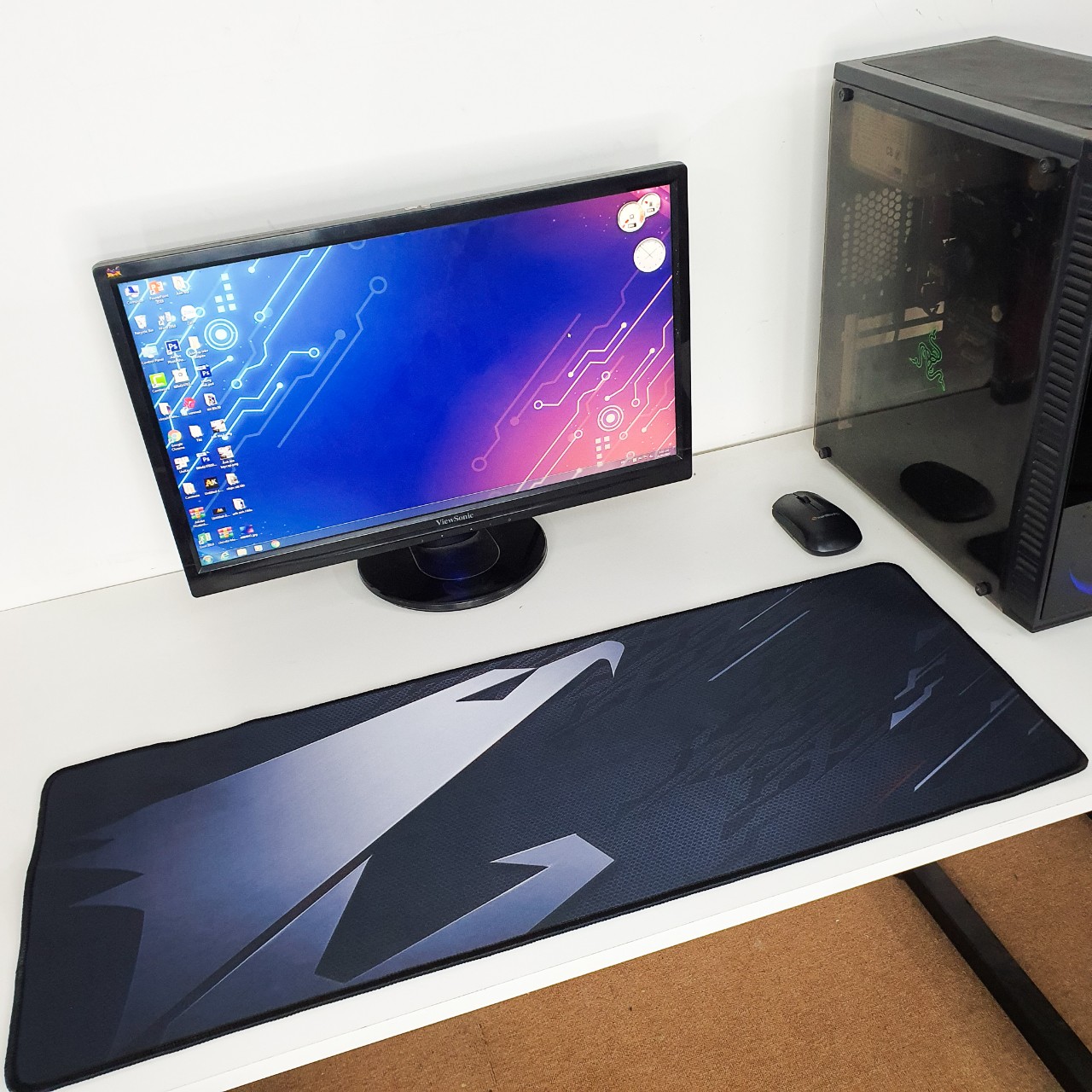 Lót Chuột, Pad Chuột Bền Đẹp 80X30 Cm - Hàng Chính Hãng - Aorus 8030